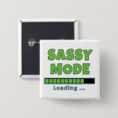 Sassy-Modus wird geladen … Button (Vorne & Hinten)