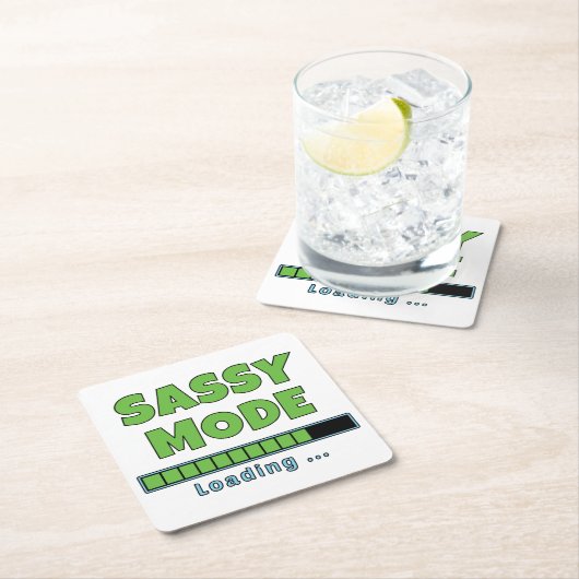 Sassy-Modus wird geladen … Rechteckiger Pappuntersetzer (Vor Ort)