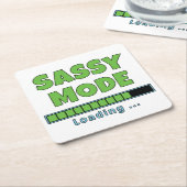 Sassy-Modus wird geladen … Rechteckiger Pappuntersetzer (angewinkelt)