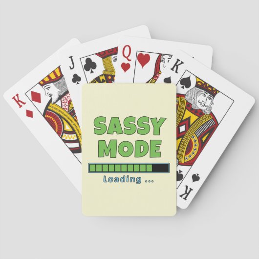Sassy-Modus wird geladen … Spielkarten (Rückseite)