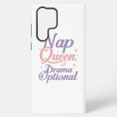 Sassy "Nap Queen" Pastel Typography Samsung Galaxy Hülle (Rückseite)