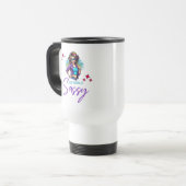 Sassy Neon-Diva Reisebecher (Vorderseite Links)