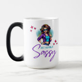 Sassy Neon Diva Verwandlungstasse (Links)