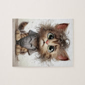 Sassy Niedlich Kitten Puzzle (Horizontal)