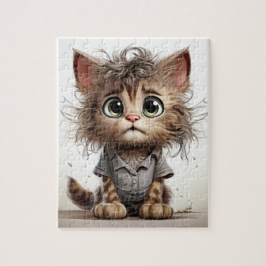 Sassy Niedlich Kitten Puzzle (Vertikal)