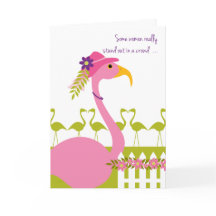 Sassy nobler Flamingo für Mama am Tag der Mutter