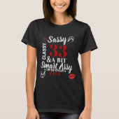 Sassy nobles ein Stückchen-intelligentes T-Shirt (Vorderseite)