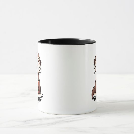 Sassy Otter mit Brille - "Nicht Ihr Therapeut" Tasse (Zentrum)