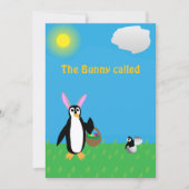 Sassy Penguin Easter Humor Karte (Vorderseite)