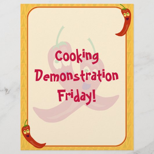 Sassy Pepper Flyer (Vorne)