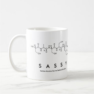 Sassy Peptidnamen-Tasse Kaffeetasse
