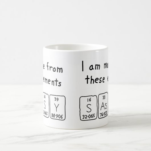 Sassy Periodenname Tasse (Mittel)