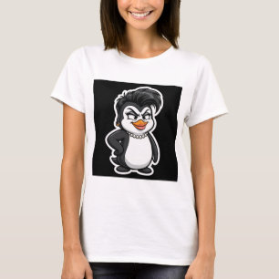 Sassy Pinguin Diva Lustiger Vogel T-Shirt