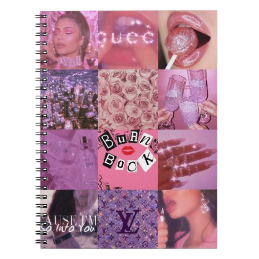Sassy Pink Burn Book Notizblock (Vorderseite)