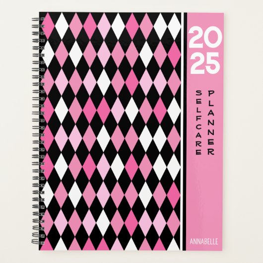 Sassy Pinkista Self Care Planner Planer (Vorderseite)