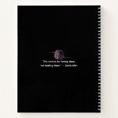 Sassy Pinkista Thoughts Unleashed SpiralNotebook Notizblock (Rückseite)