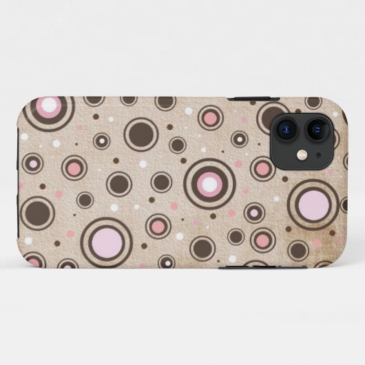 Sassy Polka Dot iPhone Case (Rückseite (Horizontal))