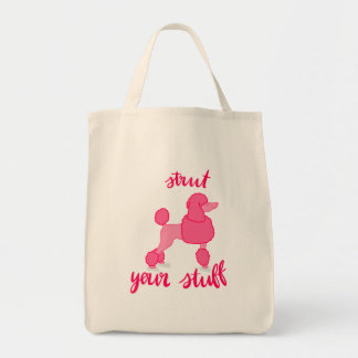 Sassy Poodle Tote Tasche