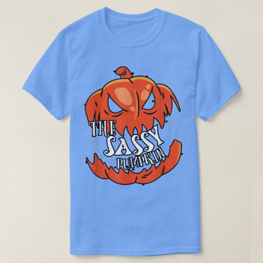 Sassy Pumpkin Matching Family Group Halloween Part T-Shirt (Design vorne)