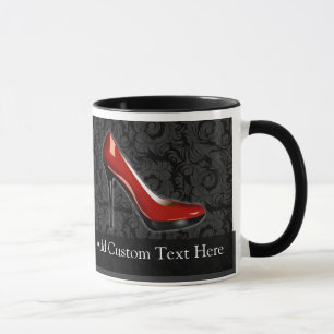 Sassy Red Shoe Tasse