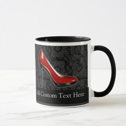 Sassy Red Shoe Tasse (Rechts)