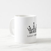 Sassy Reign-Taschentasche  Kaffeetasse (Vorderseite Links)
