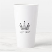 Sassy Reign-Taschentasche  Milchtasse (Vorderseite)