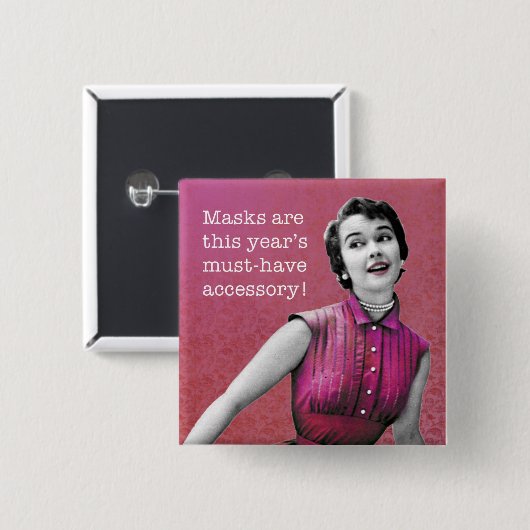 Sassy Retro | Button | Platz (Vorne & Hinten)