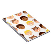 Sassy Retro Kiddie Cartoon Notizblock (Rechte Seite)