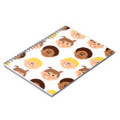 Sassy Retro Kiddie Cartoon Notizblock (Linke Seite)