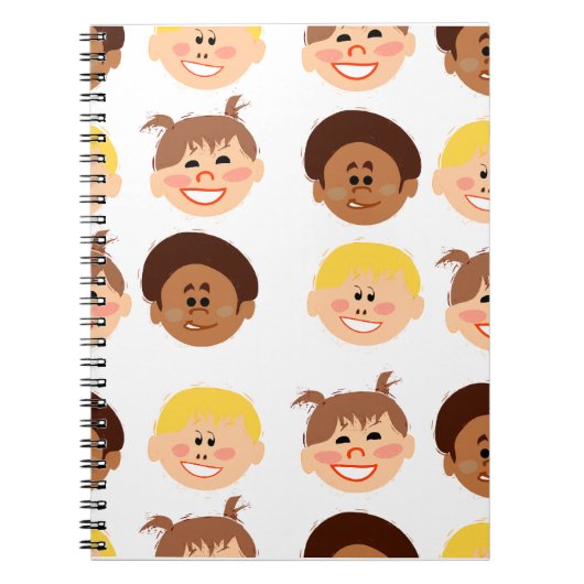 Sassy Retro Kiddie Cartoon Notizblock (Vorderseite)
