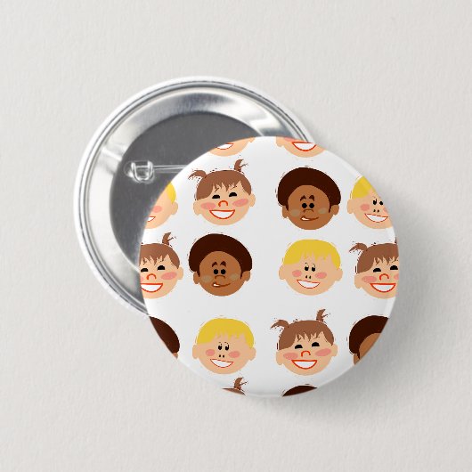 Sassy Retro Kiddos Button (Vorne & Hinten)
