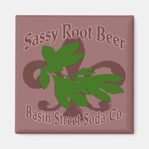 Sassy Root Beer Basin St Soda Magnet