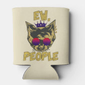 Sassy Royal Cat - "Ew. Leute" Funny Cat Lover Dosenkühler (Rückseite)