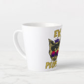 Sassy Royal Cat - "Ew. Leute" Funny Cat Lover Milchtasse (Linke Ecke)