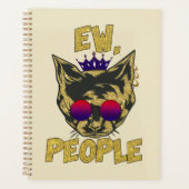 Sassy Royal Cat - "Ew. Leute" Funny Cat Lover Planer (Vorderseite)