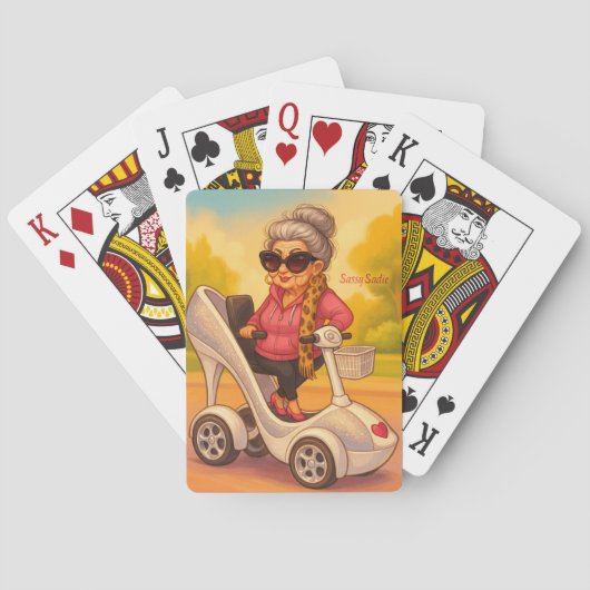 Sassy Sadie Wild Ride Cards Spielkarten (Rückseite)