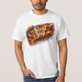 Sassy Sag Zodiac T-Shirt – Mutiger Schütze Feuer S