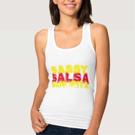 Sassy Salsa Senorita Tank Top (Vorderseite)