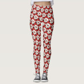 Sassy Santa Design Leggings (Vorderseite)