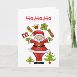 Sassy Santa Feiertagskarte