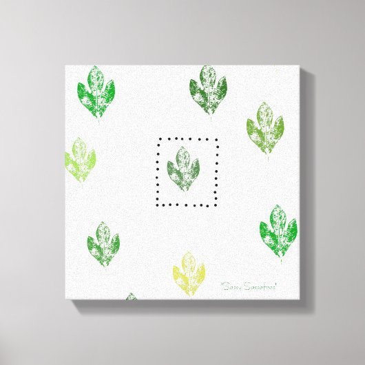 Sassy Sassafras auf Leinwand (Vorderseite)