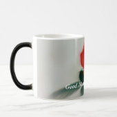 Sassy schauende Rosen-Tasse Verwandlungstasse (Links)