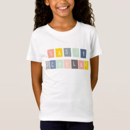 Sassy Scholar Niedlich Kids Colorful Funny T-Shirt