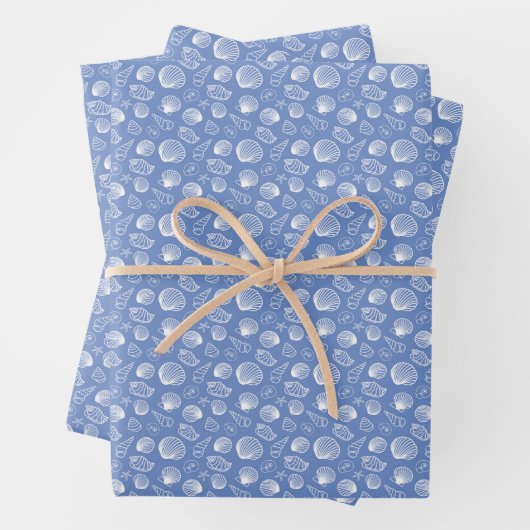 Sassy Seashell Pattern Geschenkpapier Set (Beispiel)