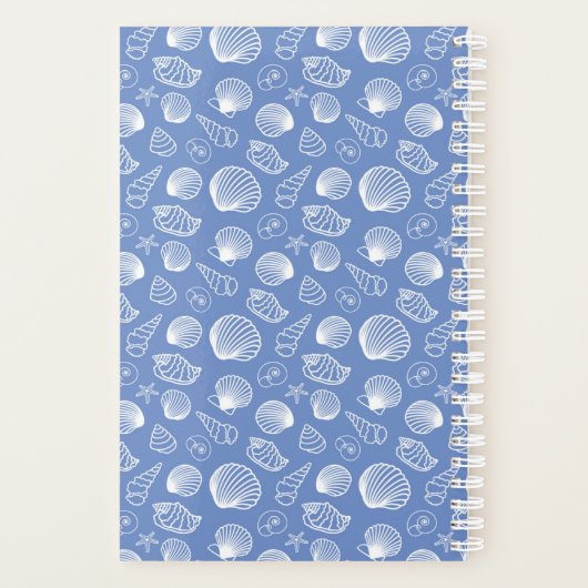 Sassy Seashell Pattern Planer (Rückseite)