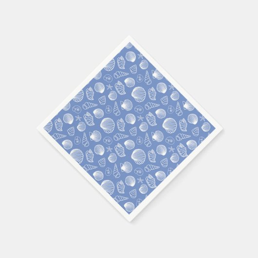 Sassy Seashell Pattern Serviette (Ecke)