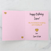 Sassy Seit der Geburt Humour Funny Attitude Geburt Karte (Innenseite)