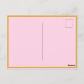 Sassy Seit der Geburt Humour Funny Attitude Postkarte (Rückseite)