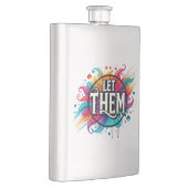 Sassy seit der Geburt sassy clevere Mund lustige A Flachmann (Rechts)